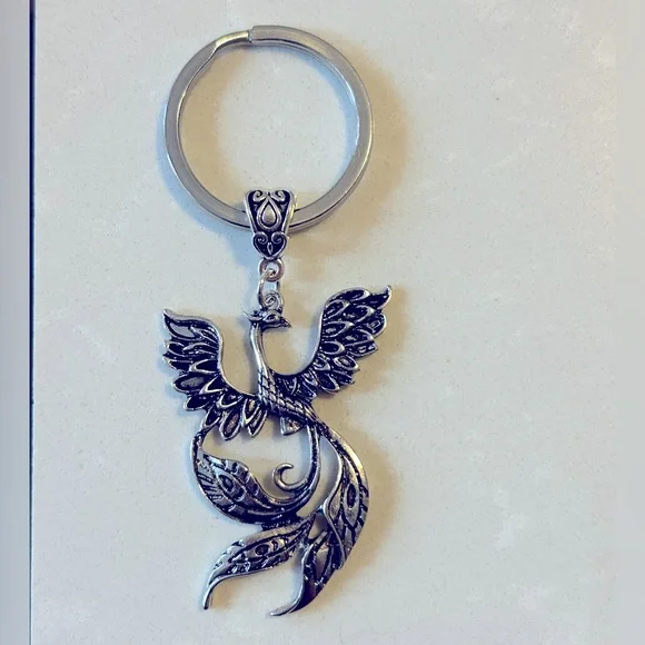 Phoenix Rising Pendant Keychain - Picture 1 of 2